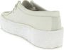 Clarks Witte Wallabee Cup Moccasin Lifestyle Schoen White Dames - Thumbnail 5