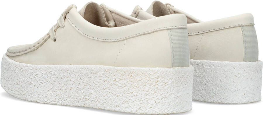 Clarks Witte Wallabee Cup Moccasin Lifestyle Schoen White Dames - Foto 7