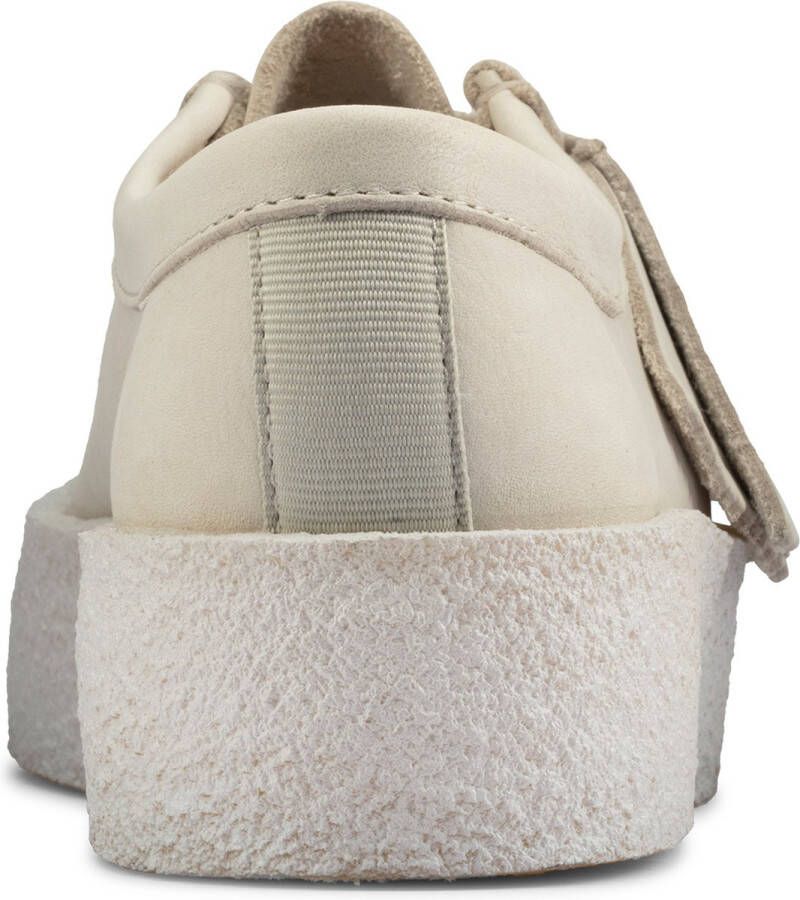 Clarks Witte Wallabee Cup Moccasin Lifestyle Schoen White Dames - Foto 9