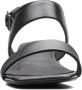 Clarks Zwarte Leren Sandalen Seren25 Black Dames - Thumbnail 8