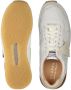 Clarks Witte Leren Sneakers Logo Rubberen Zool White Dames - Thumbnail 7