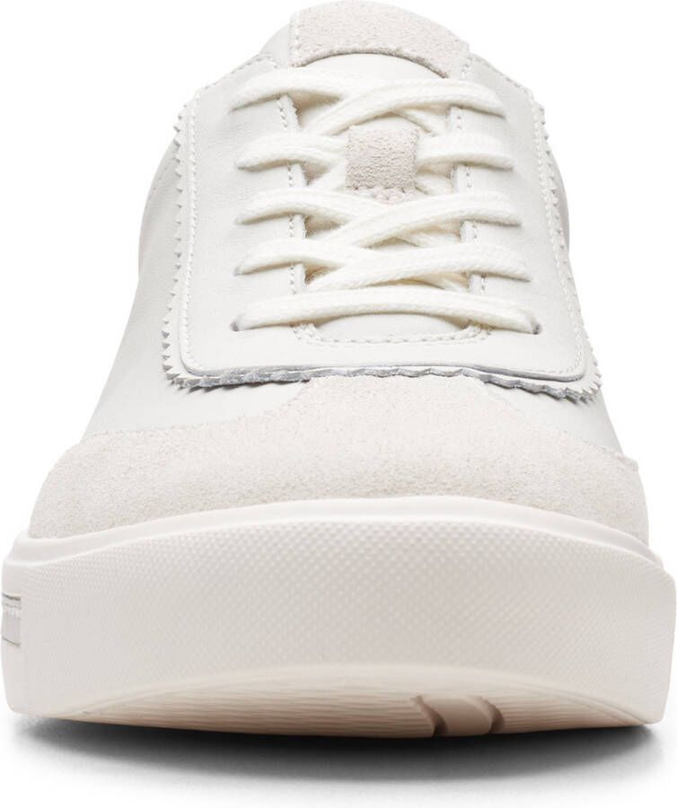 Clarks Dames Un Maui Stitch D 1 white leather