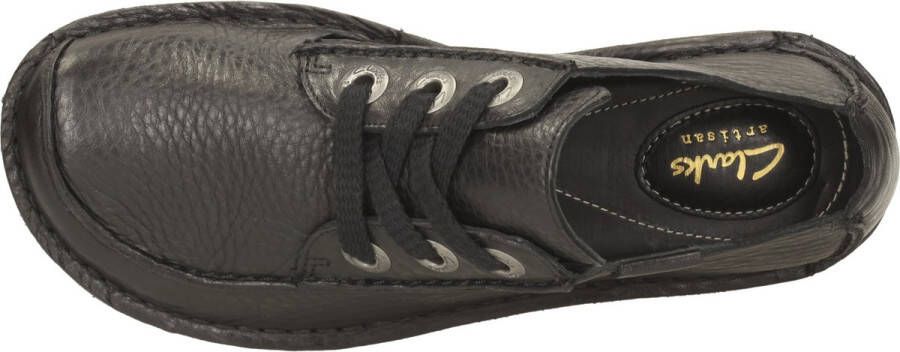 Clarks Dames Veterschoenen Zwart