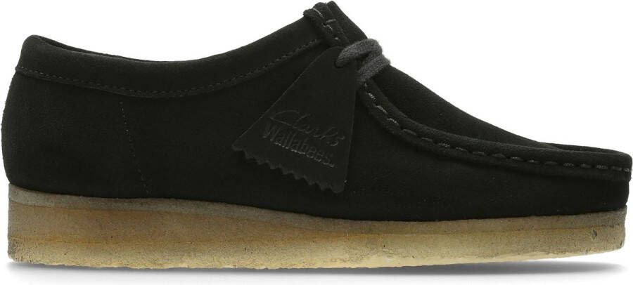 Clarks Dames Veterschoenen Zwart