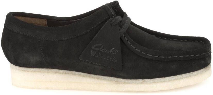 Clarks Dames Veterschoenen Zwart