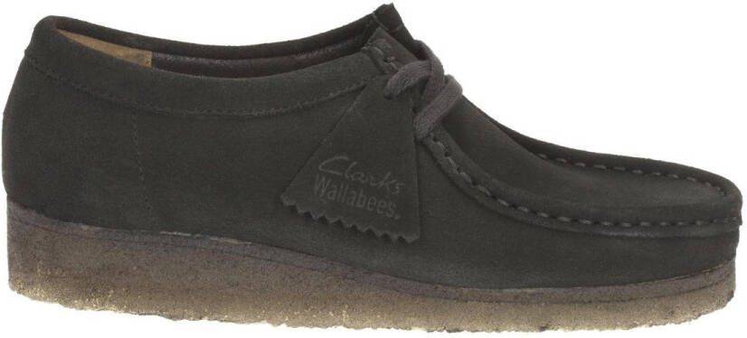 Clarks Dames Veterschoenen Zwart