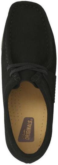 Clarks Dames Veterschoenen Zwart