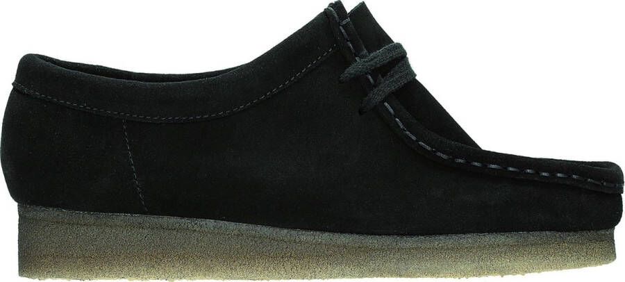 Clarks Dames Veterschoenen Zwart