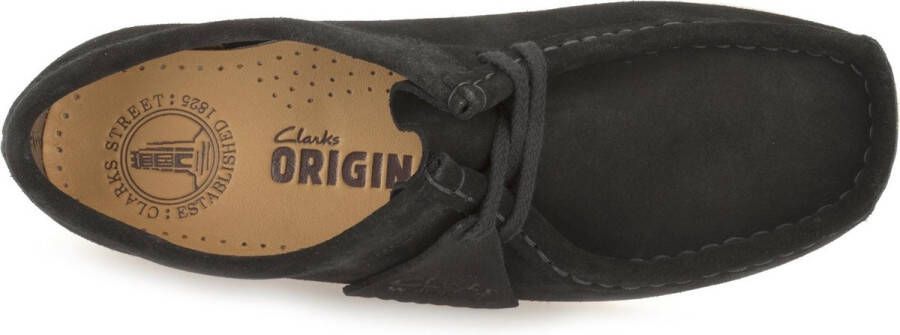 Clarks Dames Veterschoenen Zwart