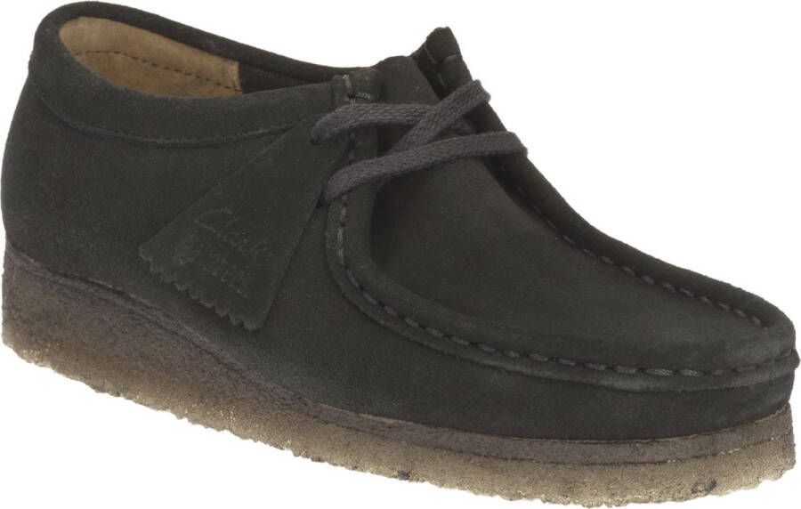 Clarks Dames Veterschoenen Zwart