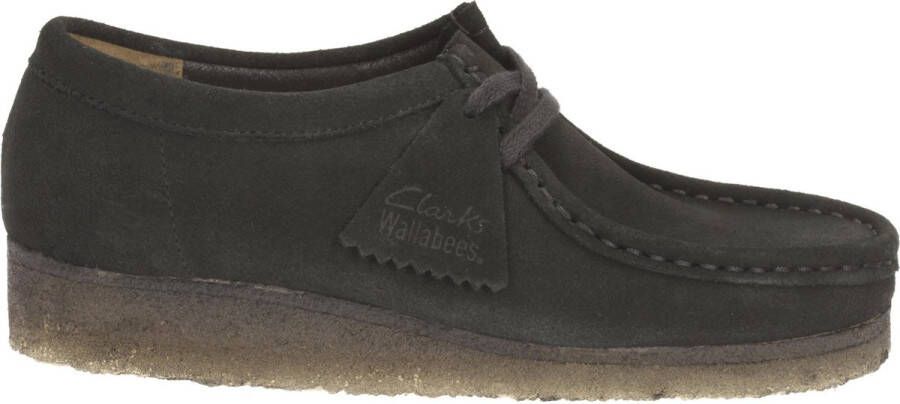 Clarks Dames Veterschoenen Zwart