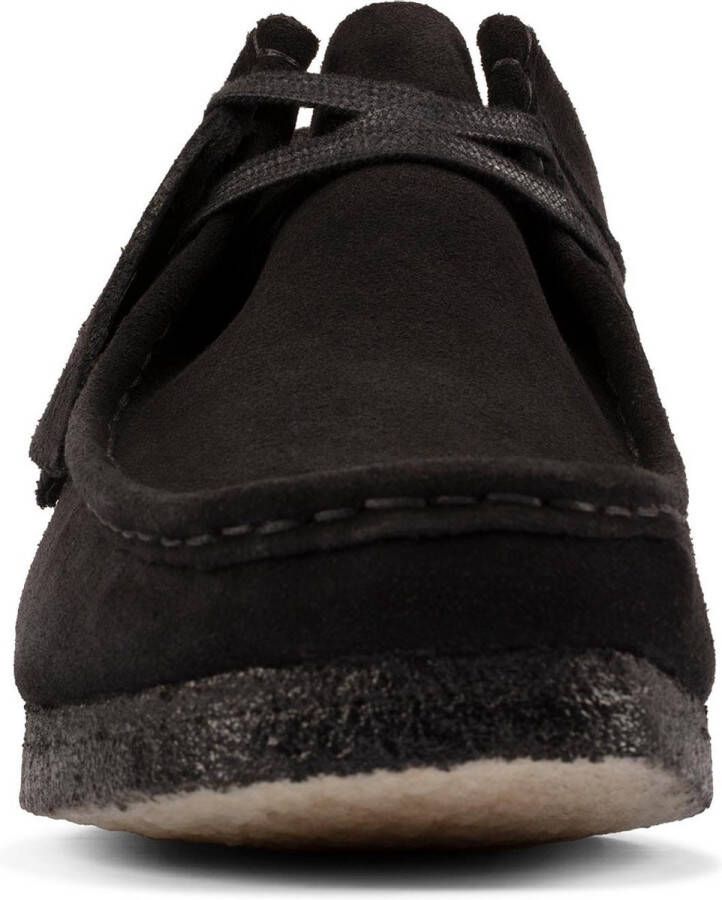 Clarks Dames Wallabee. D 2 black sde