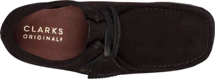 Clarks Dames Wallabee. D 2 black sde