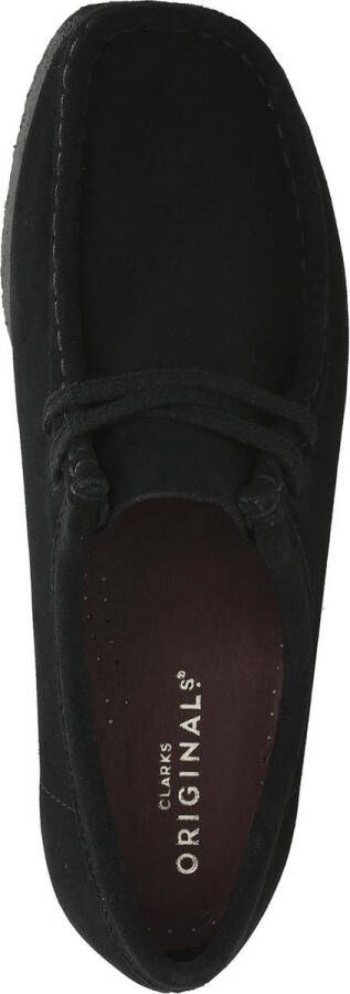 Clarks Dames Wallabee. D 2 black sde