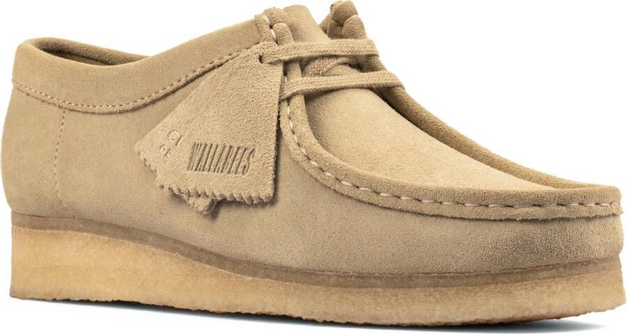 Clarks Dames Wallabee. D 4 maple suede