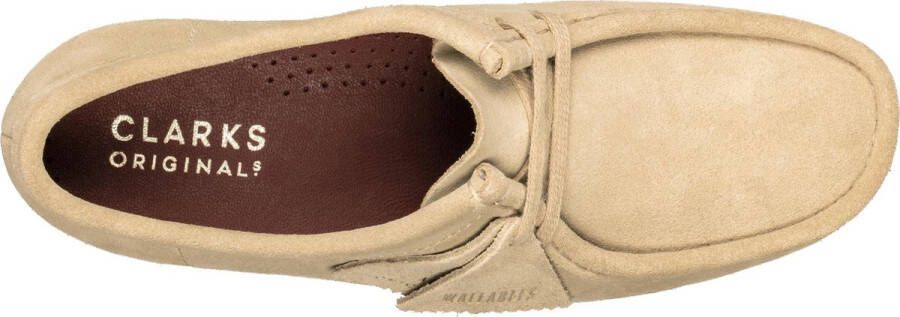 Clarks Dames Wallabee. D 4 maple suede