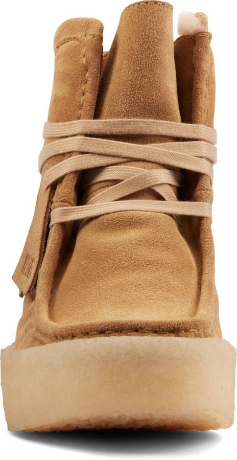 Clarks Dames WallabeeCup Hi Laarzen Beige