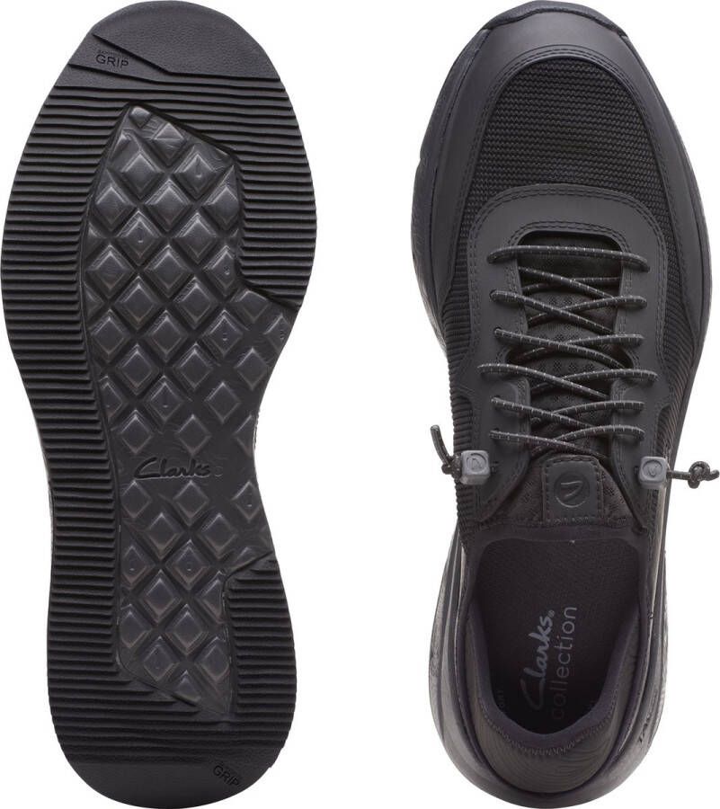 Clarks Stijlvolle Lage Sneakers voor Mannen Black Heren - Foto 5