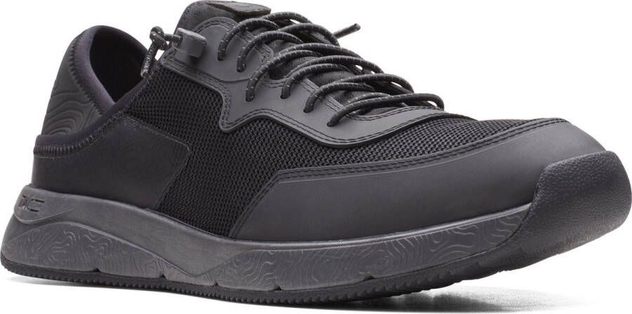 Clarks Stijlvolle Lage Sneakers voor Mannen Black Heren - Foto 7