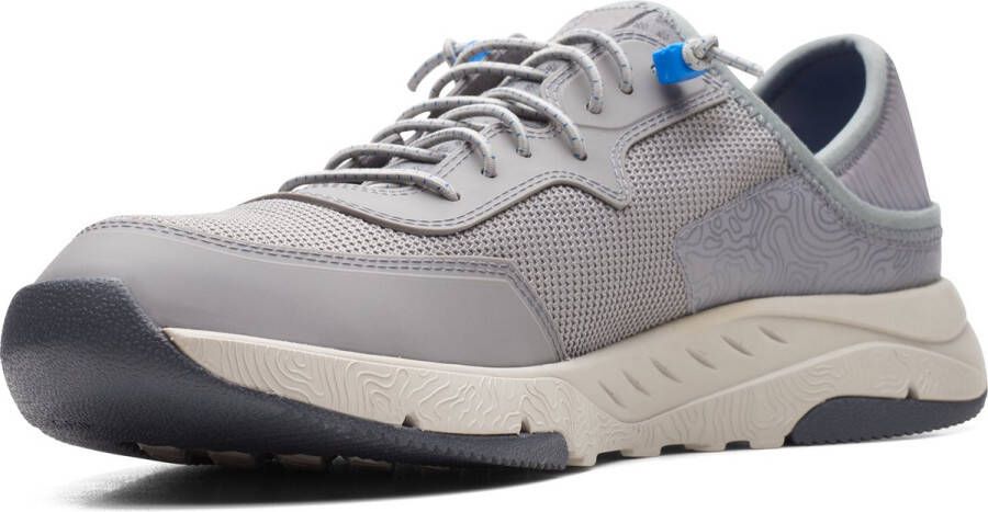 Clarks Stijlvolle lage-top herensneakers Gray Heren