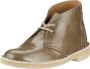 Clarks Metallic Leren Desert Boot voor Dames Green Dames - Thumbnail 4