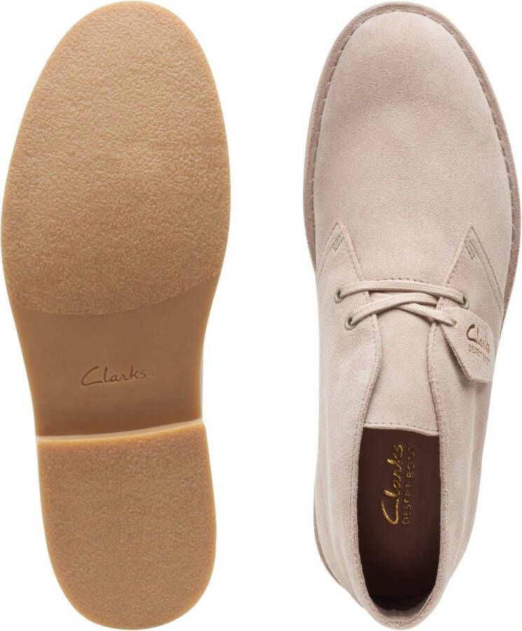 Clarks DESERT BT EVO Heren sneakersHeren veterschoenVrije tijd half-hoog Wit beige