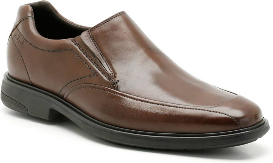 Clarks Aniline Kastanjebruin Leren Veterschoenen Brown Heren - Foto 3