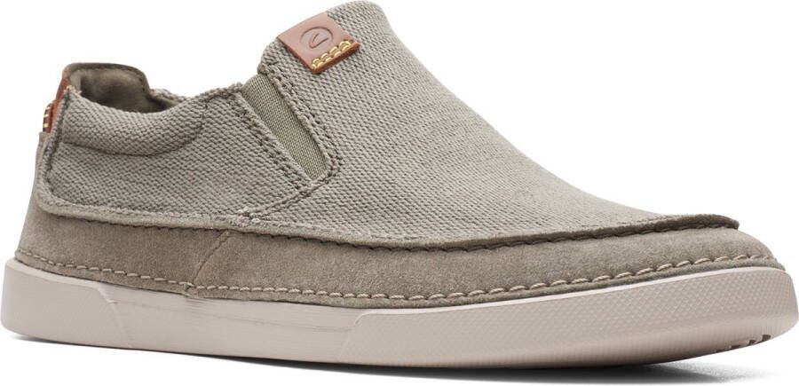 Clarks Gereld Step Heren Instappers Olive Combi