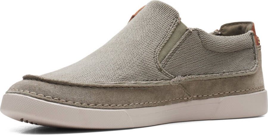 Clarks Gereld Step Heren Instappers Olive Combi