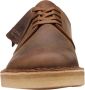 Clarks Coal London Beeswax Bruin Leer Lage veterschoenen - Thumbnail 4