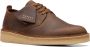 Clarks Coal London Beeswax Bruin Leer Lage veterschoenen - Thumbnail 5