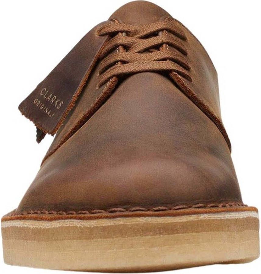 Clarks Coal London Beeswax Bruin Leer Lage veterschoenen Heren - Foto 5