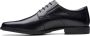 Clarks Zwarte Leren Veterschoenen Black Heren - Thumbnail 9