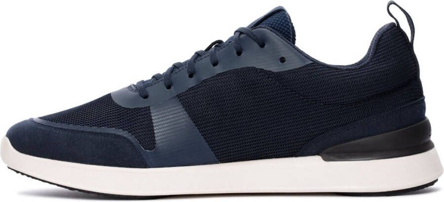 Clarks Stijlvolle Lace Sneakers voor Mannen Blue Heren