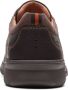 Clarks Donaway Edge Veterschoenen Laag donkerbruin - Thumbnail 8