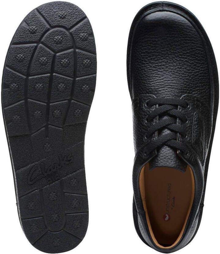 Clarks Heren Nature II Zwarte Schoenen Black Heren - Foto 8