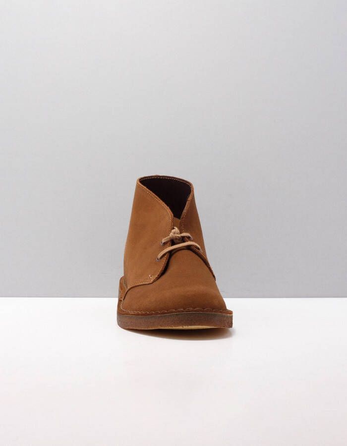 Clarks DESERT BOOT Volwassenen Heren sneakersHeren veterschoenVrije tijd half-hoog Cognac