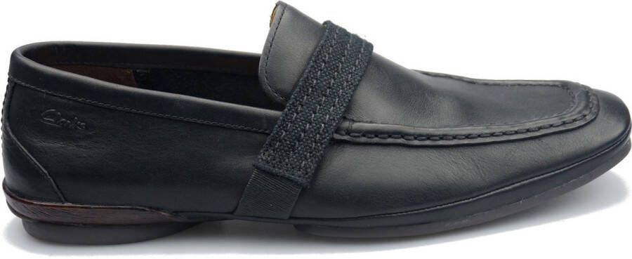 Clarks MYTH MAGIC lederen heren instappers zwart