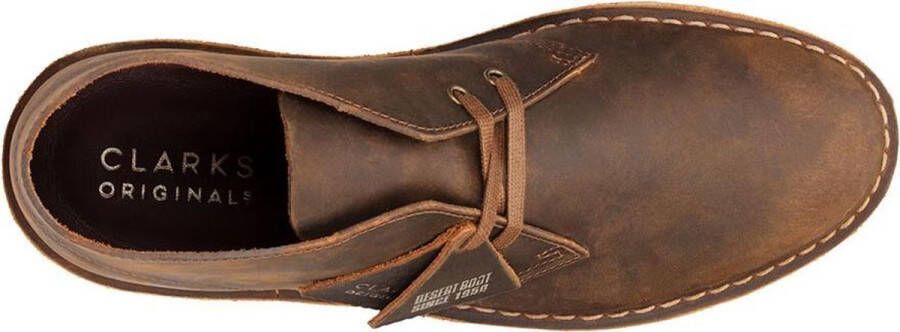 Clarks Schoenen Donkerbruin Desert Veterschoenen Donkerbruin Desert