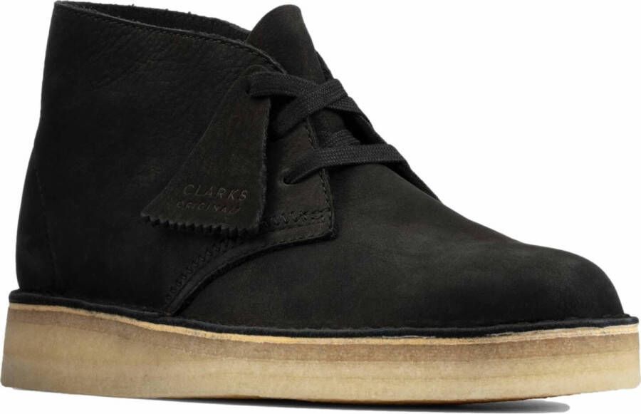 Clarks Schoenen Zwart Desert coal veterschoenen zwart