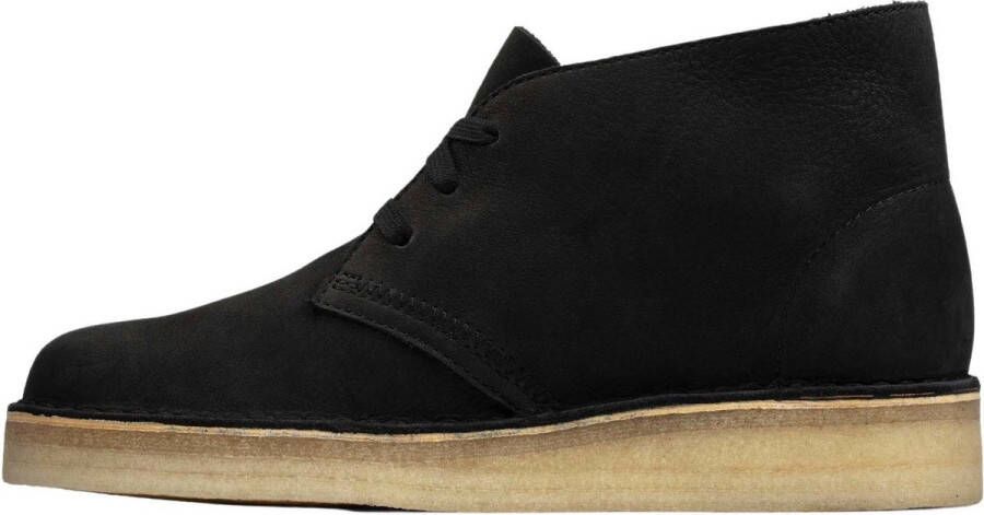 Clarks Schoenen Zwart Desert coal veterschoenen zwart