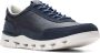 Clarks Comfortabele Leren Blauwe Sneakers voor Heren Multicolor Heren - Thumbnail 8