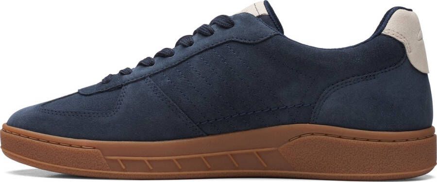 Clarks Sneaker CraftRally Ace Navy Blauw Suède