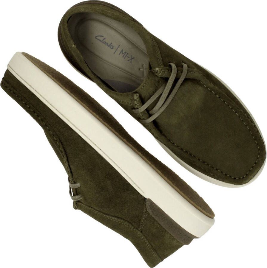 Clarks Veterschoen Groen