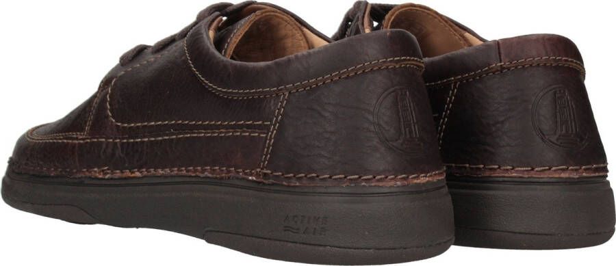 Clarks Veterschoen Nature 5 Lo Dark Brown Lea Donkerbruin