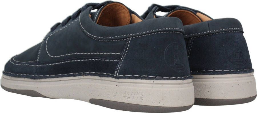 Clarks Veterschoen Nature 5 Lo Navy Blauw