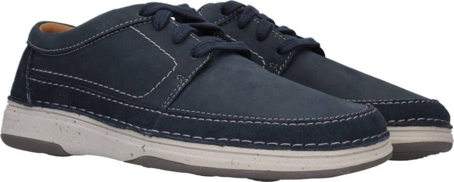 Clarks Veterschoen Nature 5 Lo Navy Blauw