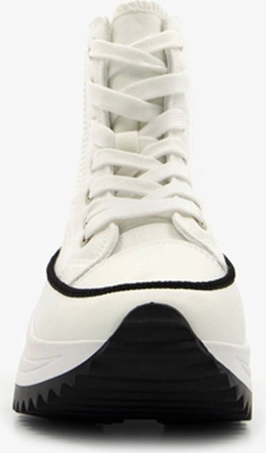 Claudia Ghizzani dames sneakers met platform Wit