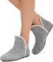 CM Comfort Pantoffels Dames Sloffen Instappers Wol Harde zool Dichte hiel 38650000 Grijs - Thumbnail 6