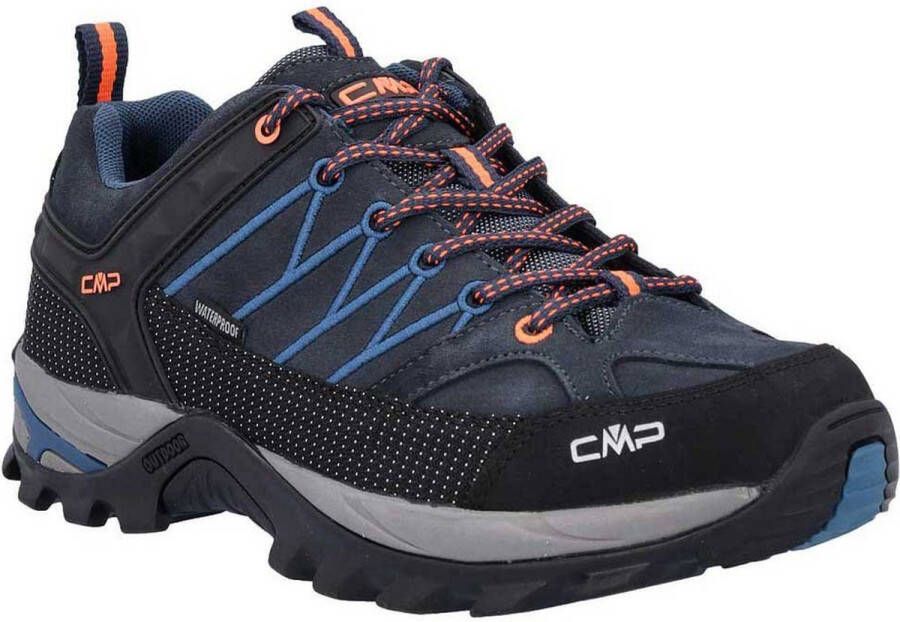 CMP Rigel Low WP 3Q13247 Wandelschoenen B.Blue Flash Orange Heren